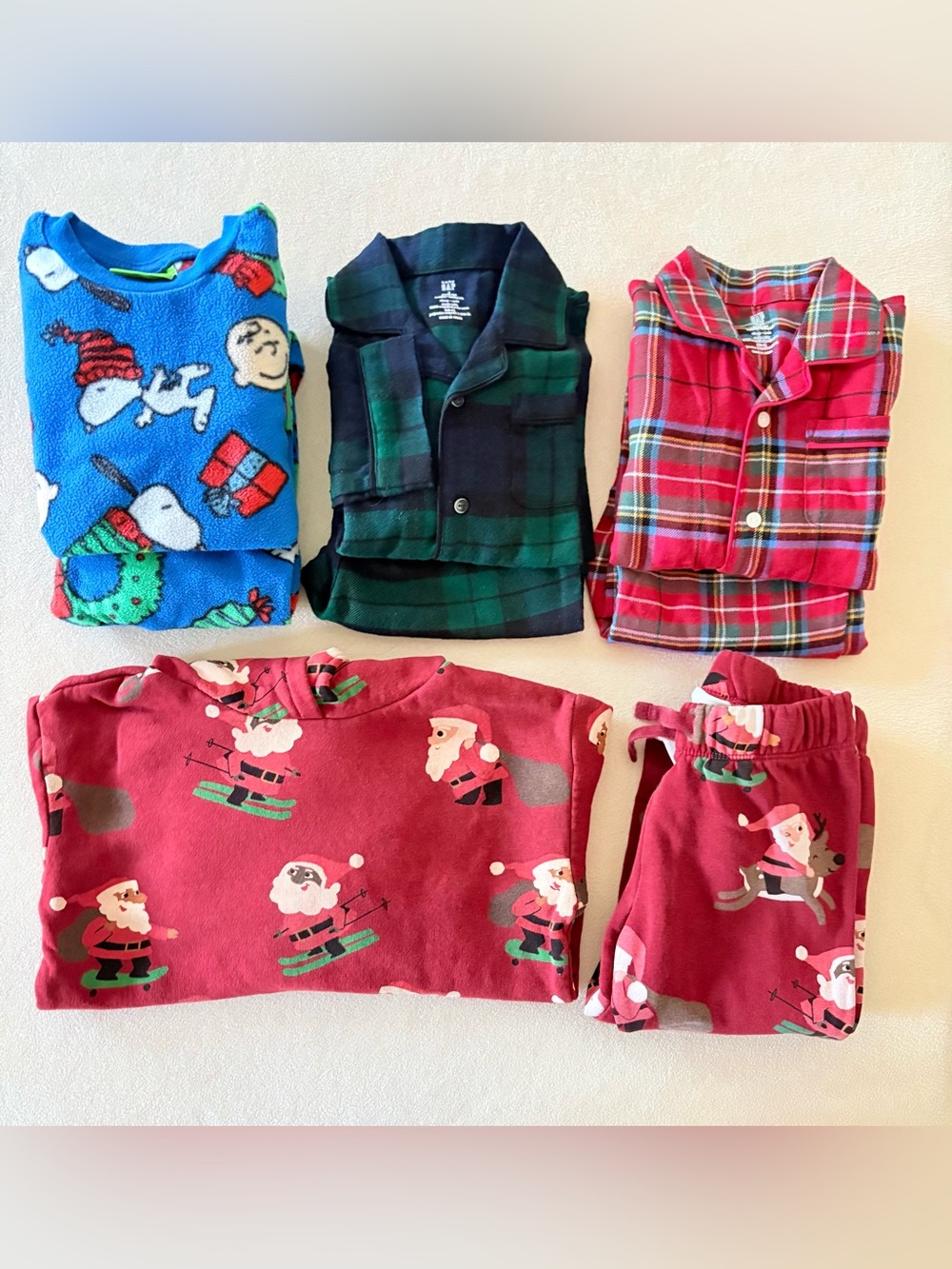 MINI | Boys Holiday Bundle Size 4–5 | Gap Plaid H&M Peanuts Christmas